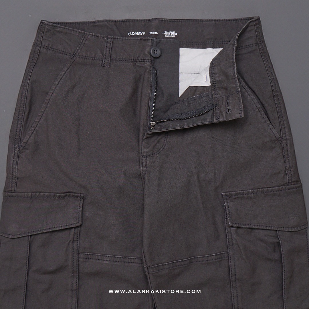Loose Cargo Pants Grey ON5109