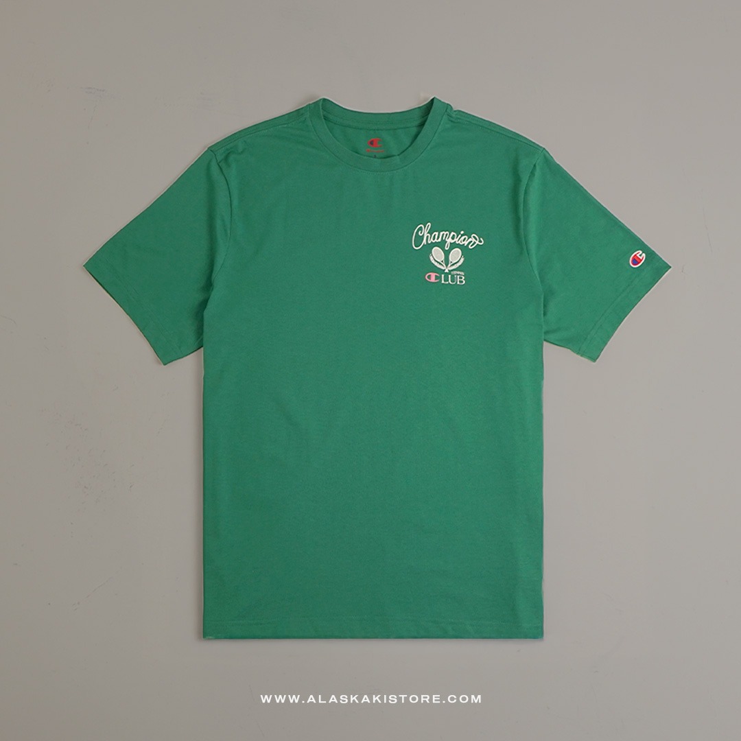 Printed T-shirt by Chmpion Green CH4095