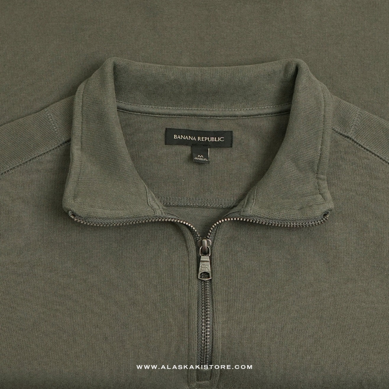 Half Zip Sweatshirt Olive BR7002
