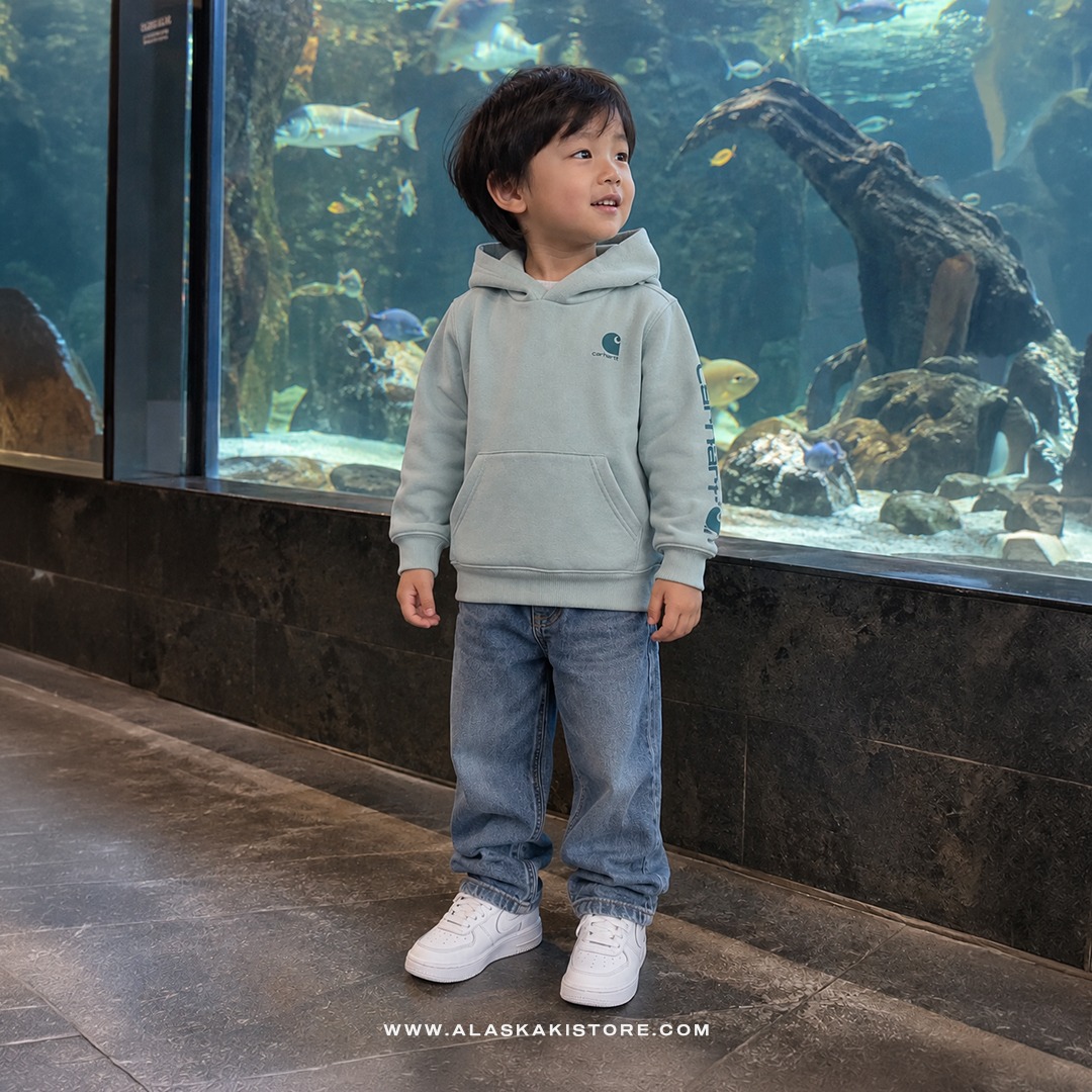 Pullover Hoodie Toddler Green CR1019