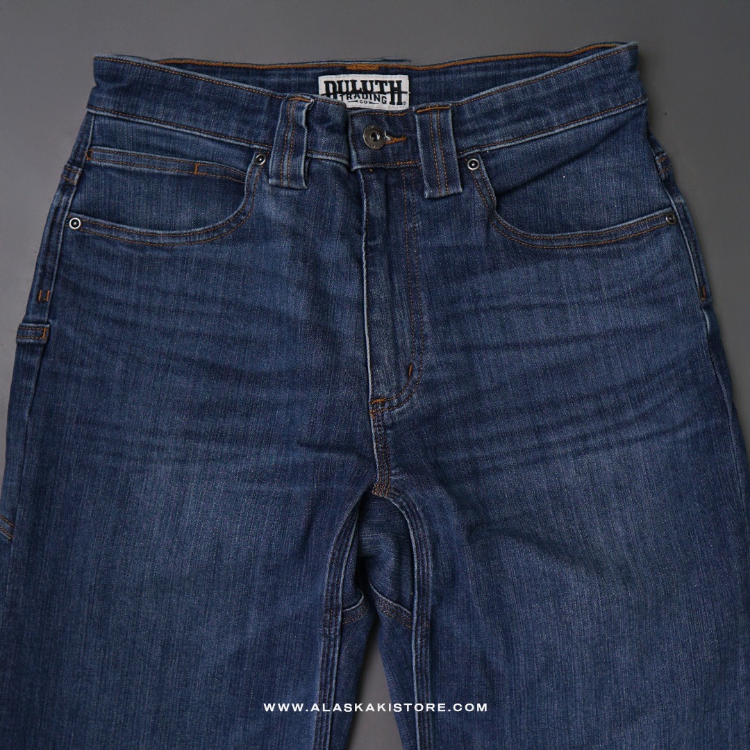 Relaxed Fit Denim Workpants Blue Washed DL5020