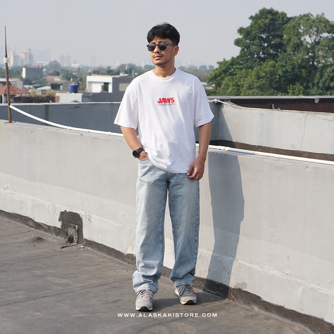 Loose/Relaxed Fit Jeans Light Washed GA5025