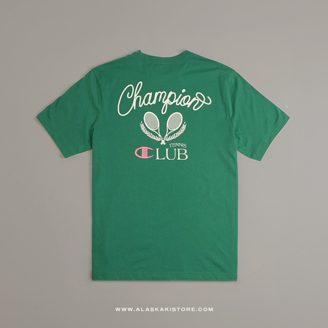 Printed T-shirt by Chmpion Green CH4095