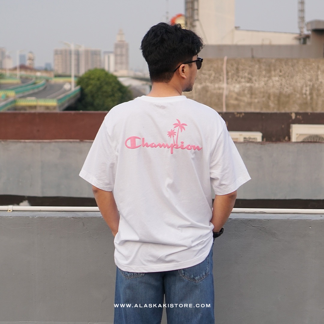 Printed T-shirt by Chmpion White CH4096