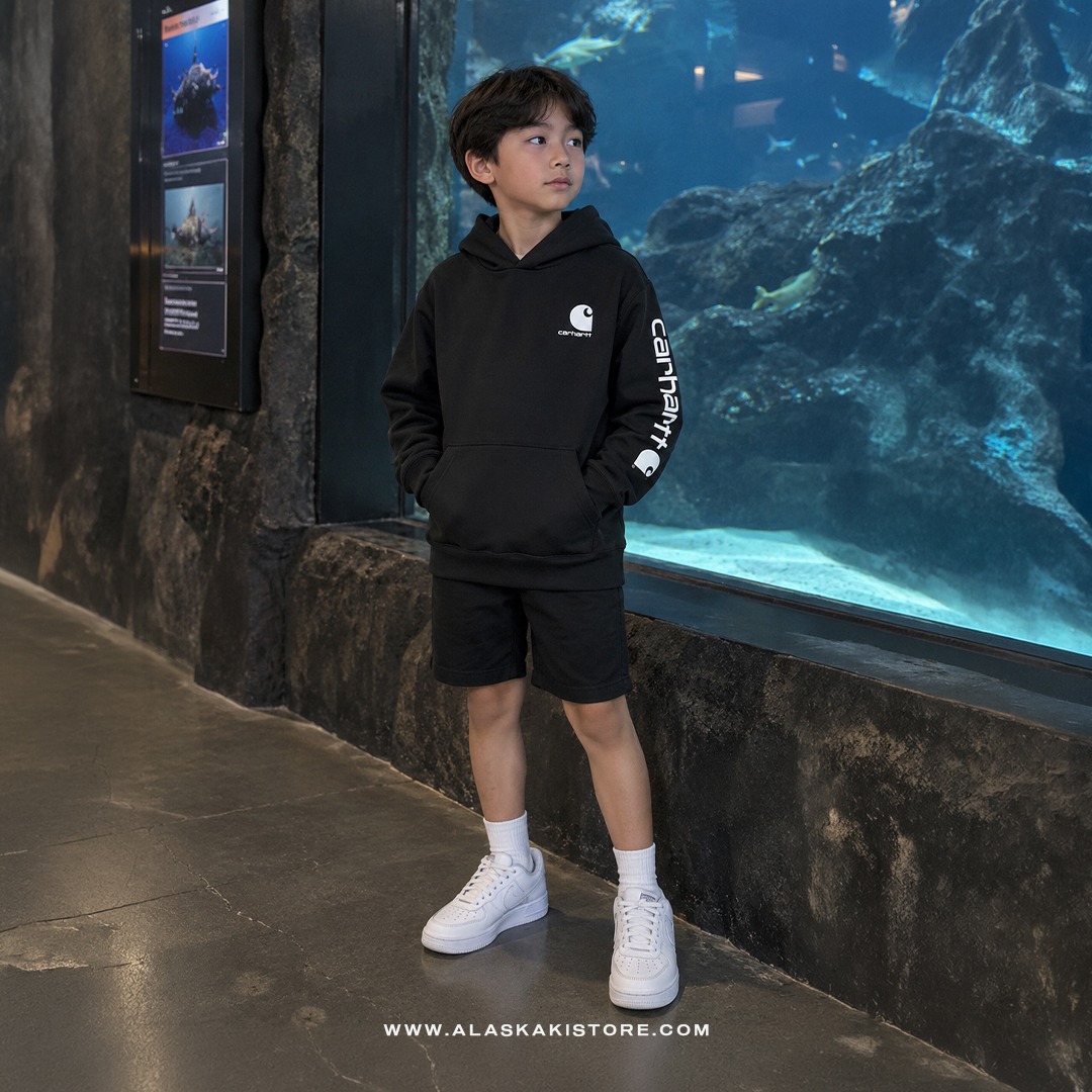 Pullover Hoodie Toddler Black CR1026