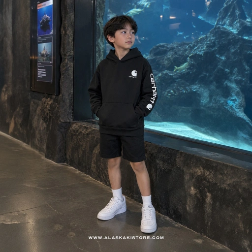 Pullover Hoodie Toddler Black CR1026