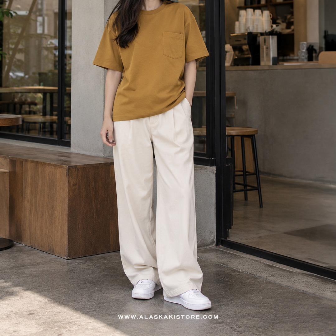 Heavyweight Oversized Tees Mustard CI4005