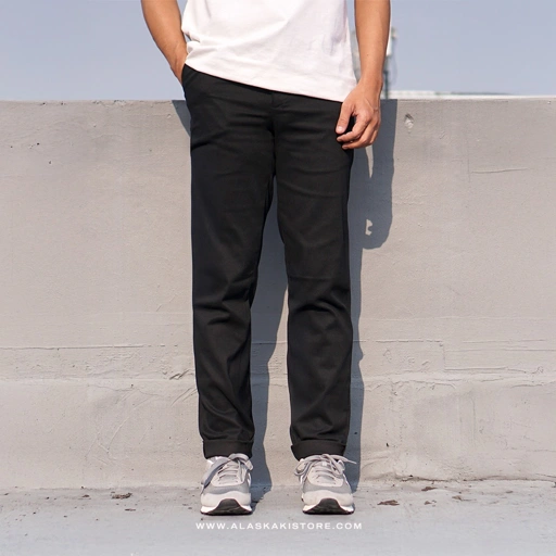 Image of Slim Fit Chino Pants Black CI5014