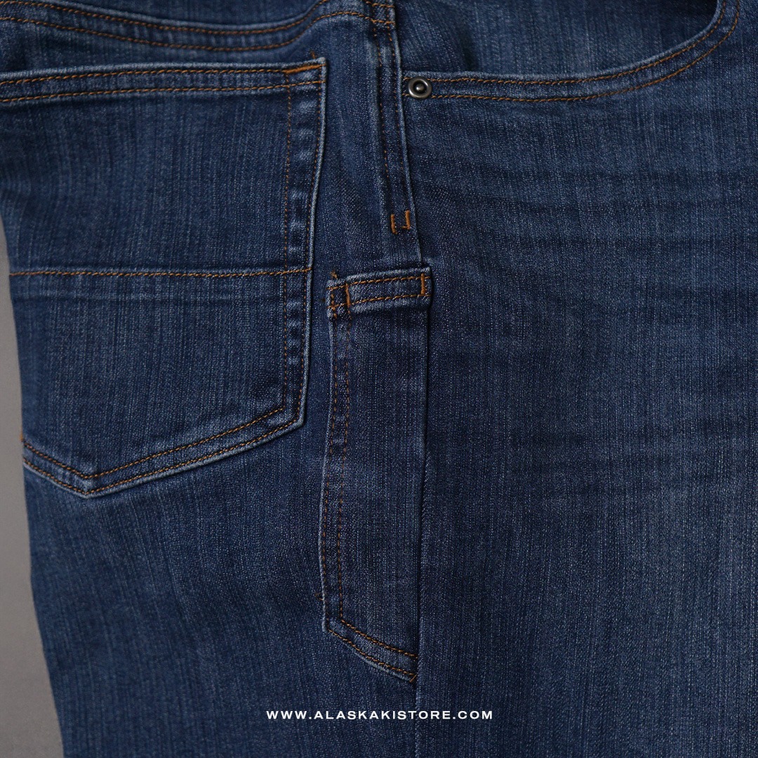 Relaxed Fit Denim Workpants Blue Washed DL5020