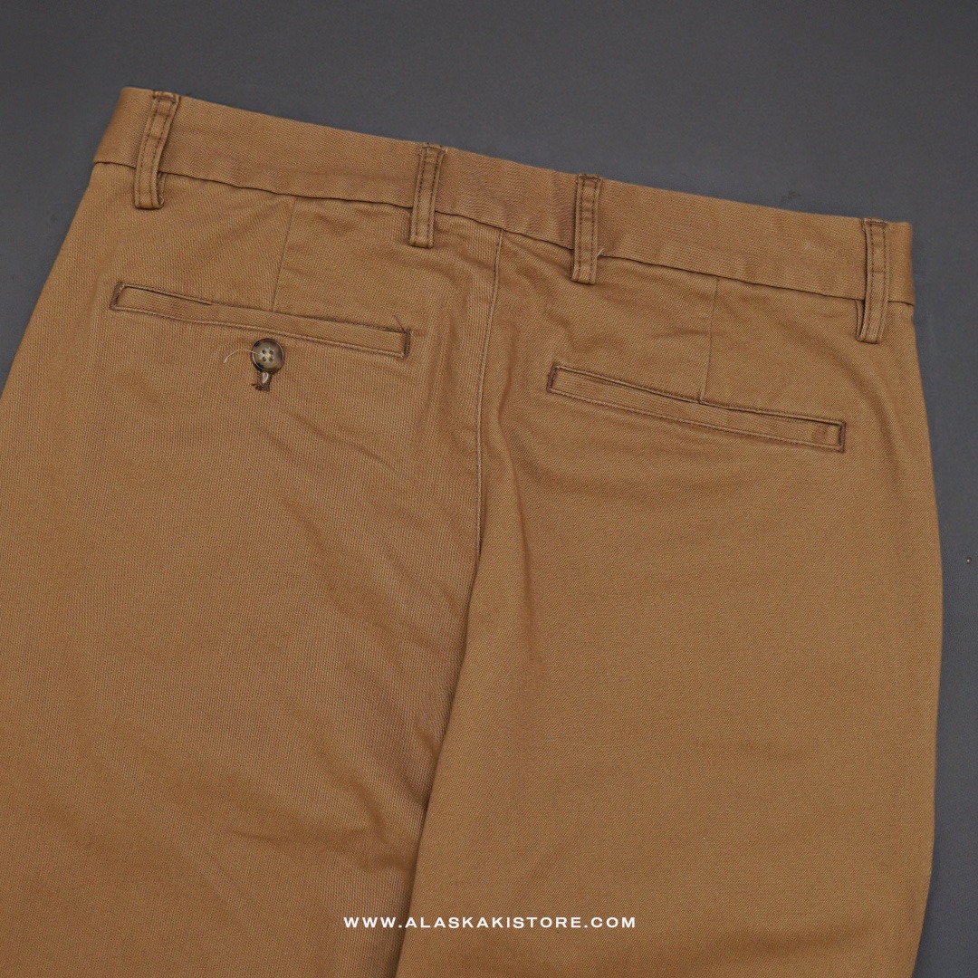 Straight Fit Chino Pants Brown ON5081