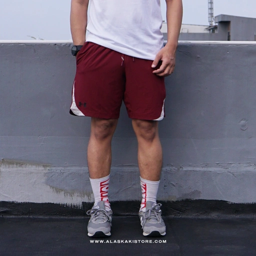 Image of Woven Sport Shorts Maroon UA6007