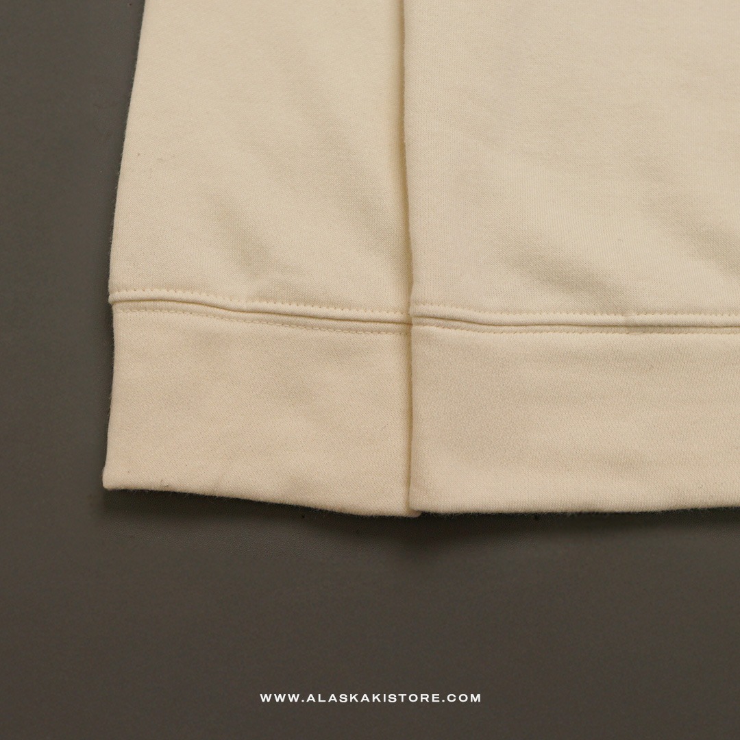 Half Zip Sweatshirt Beige NC1013