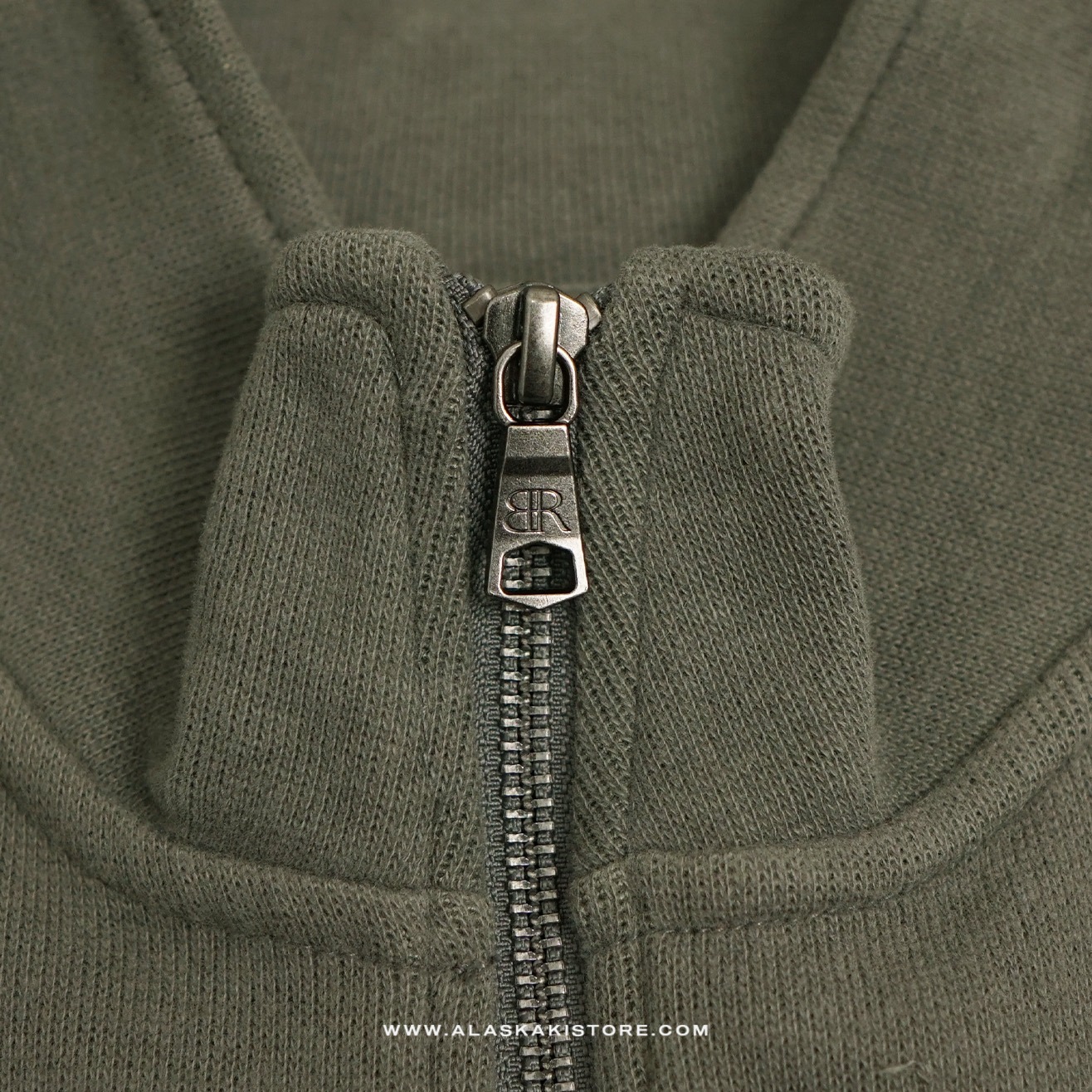 Half Zip Sweatshirt Olive BR7002