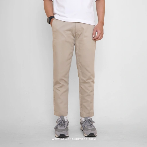 Image of Lightweight Ankle Pants Khaki GI5007