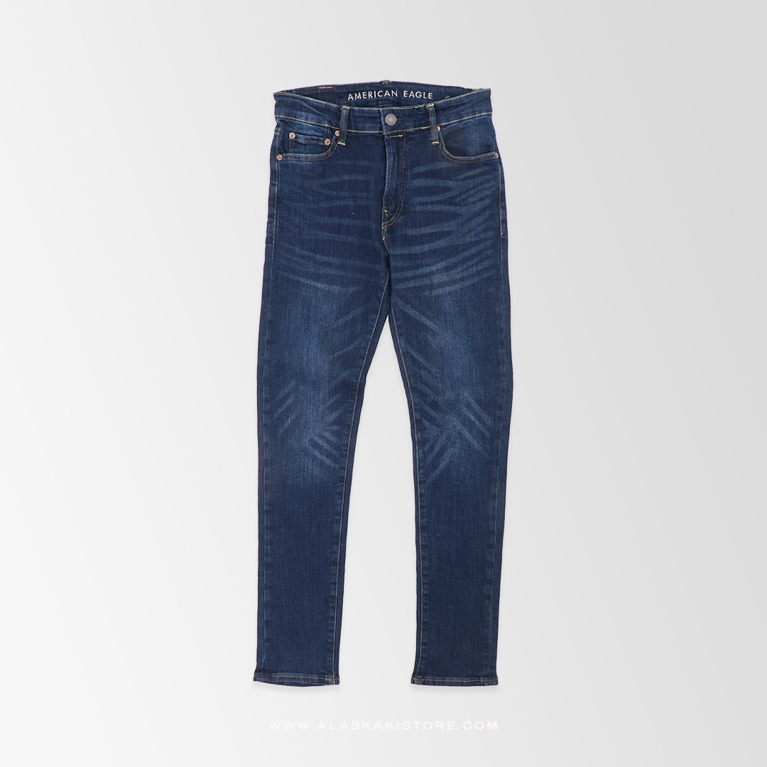Skinny Fit Denim Trousers Blue Wash AE5008