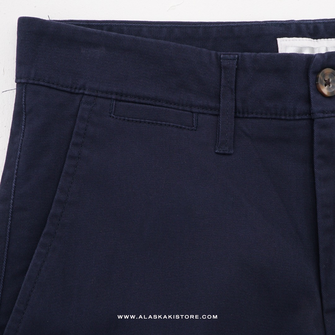 Slim Fit Chino Trousers Navy GF5031