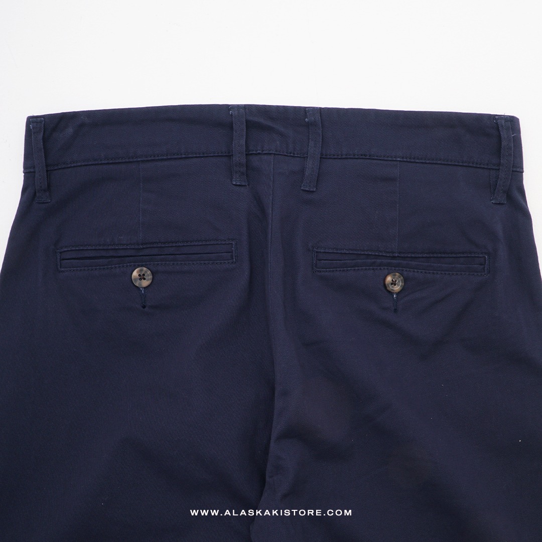 Slim Fit Chino Trousers Navy GF5031