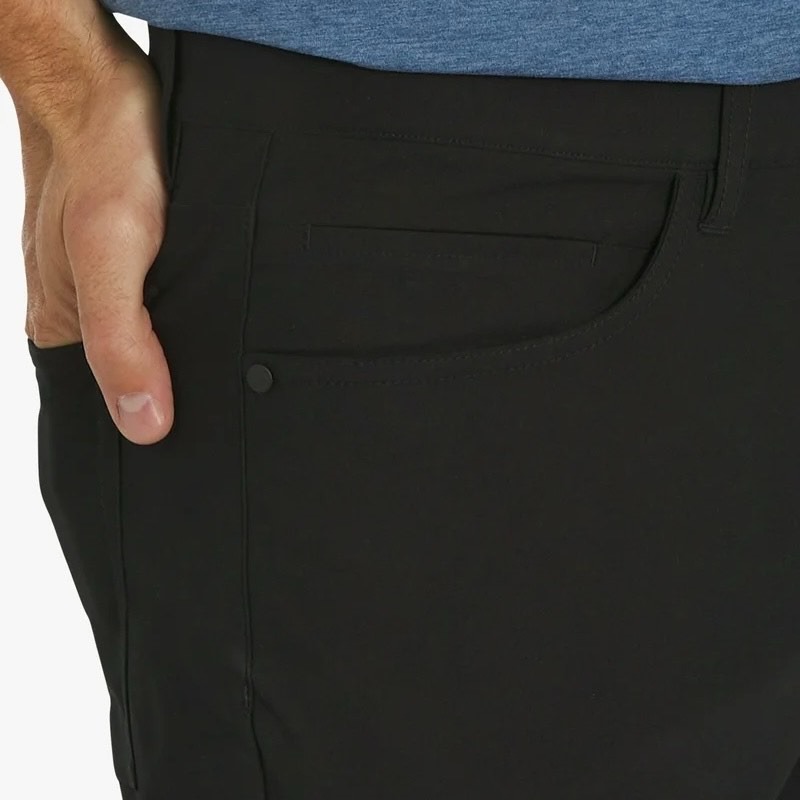 Slim Fit Stretch Flex Waistband Pants Black CP5004