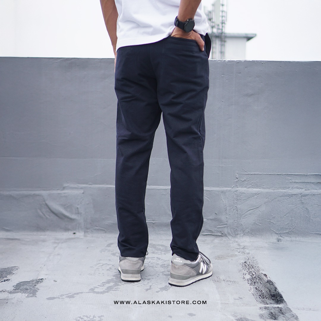 Slim Fit Wool Pants Dark Navy GU5023