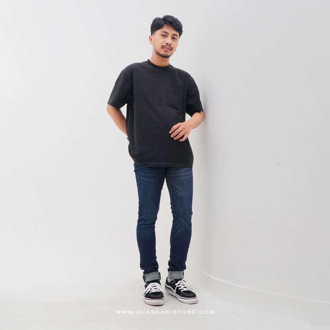 Skinny Fit Denim Trousers Blue Wash AE5008
