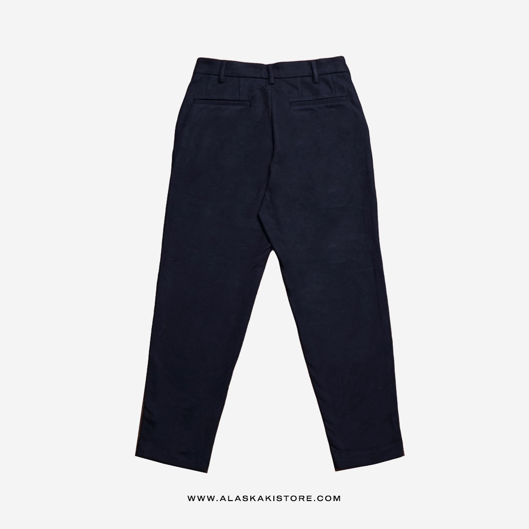 Slim Fit Wool Pants Dark Navy GU5023