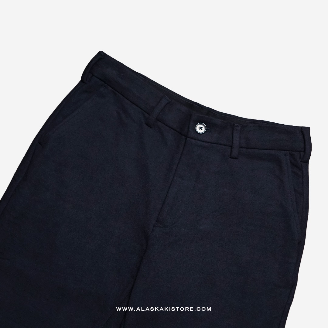 Slim Fit Wool Pants Dark Navy GU5023