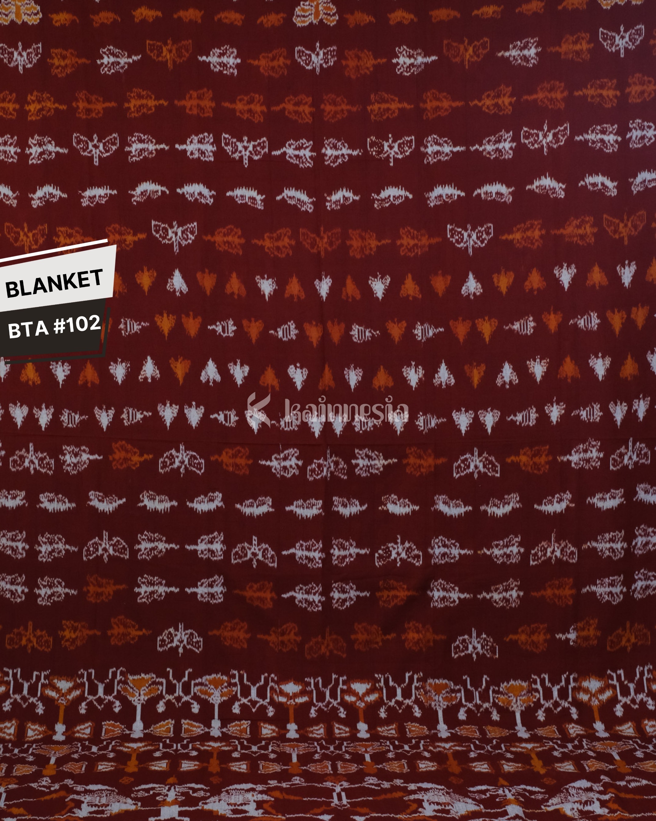 KAIN - BLANKET TENUN IKAT PREMIUM - MOTIF NTT 2x3M