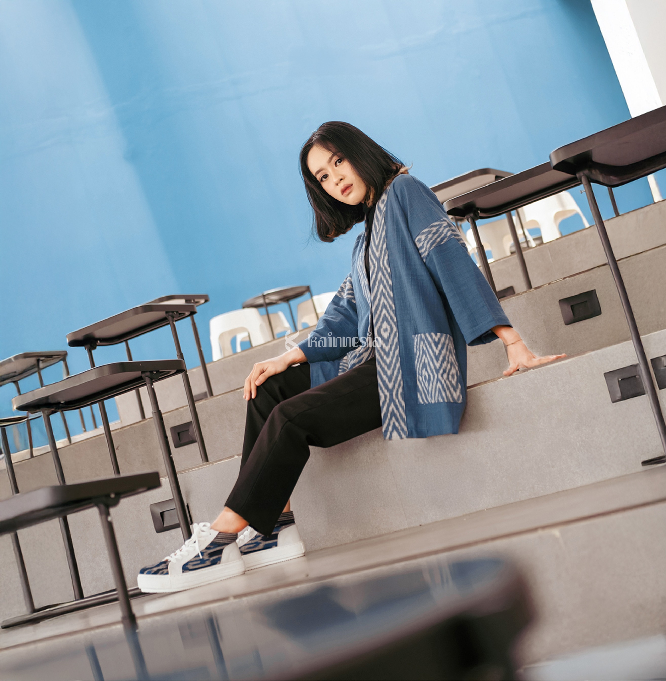 Kainnesia Outer Tenun Pria Wanita Nara Series 