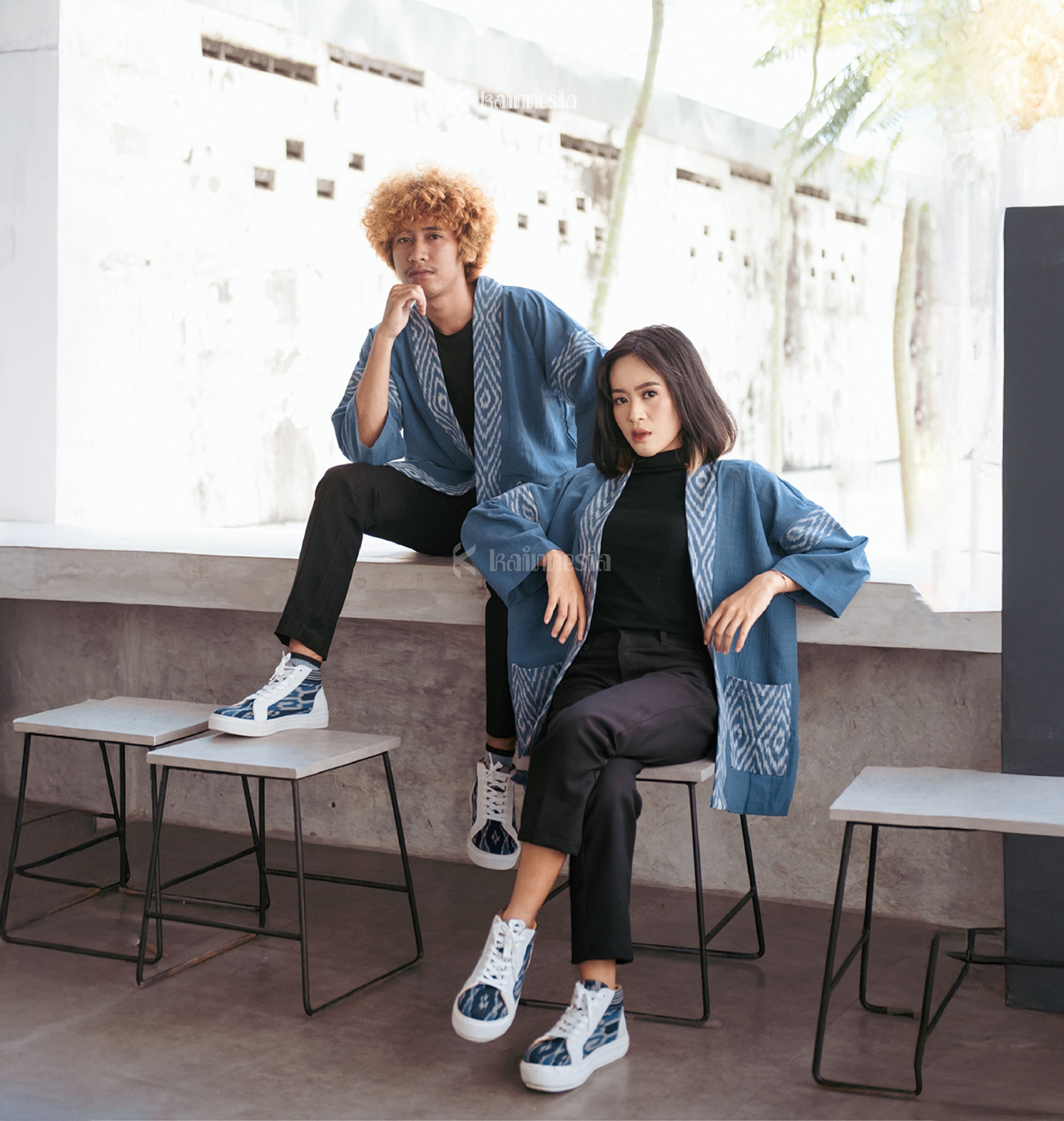 Kainnesia Outer Tenun Pria Wanita Nara Series 