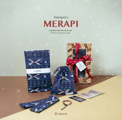 Image of MERAPI SERIES - KAINNESIA HAMPERS PERNIKAHAN - GIFT KADO KAIN TENUN