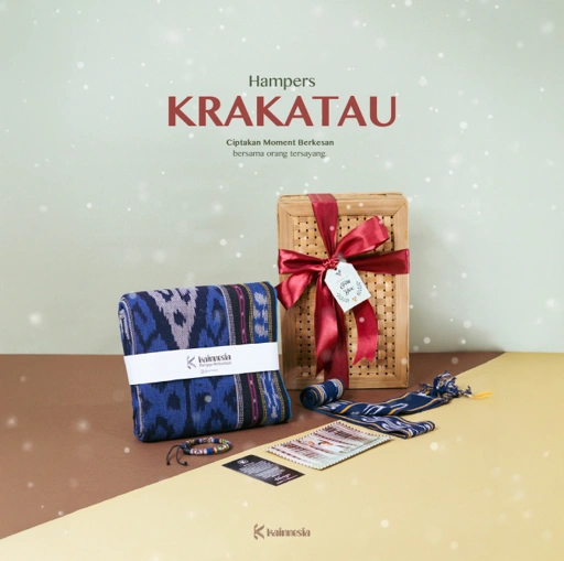 Image of KAINNESIA Krakatau-Souvenir Hampers Pernikahan Birthday Gift Graduation Gift Birthday Hampers Custom