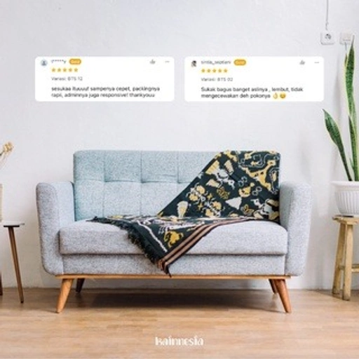 Image of Kain Tenun Blanket Etnik Kainnesia Motif Sumba