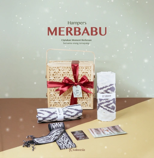 Image of MERBABU SERIIES - KAINNESIA - HAMPERS PERNIKAHAN / ULANGTAHUN - KAIN TENUN