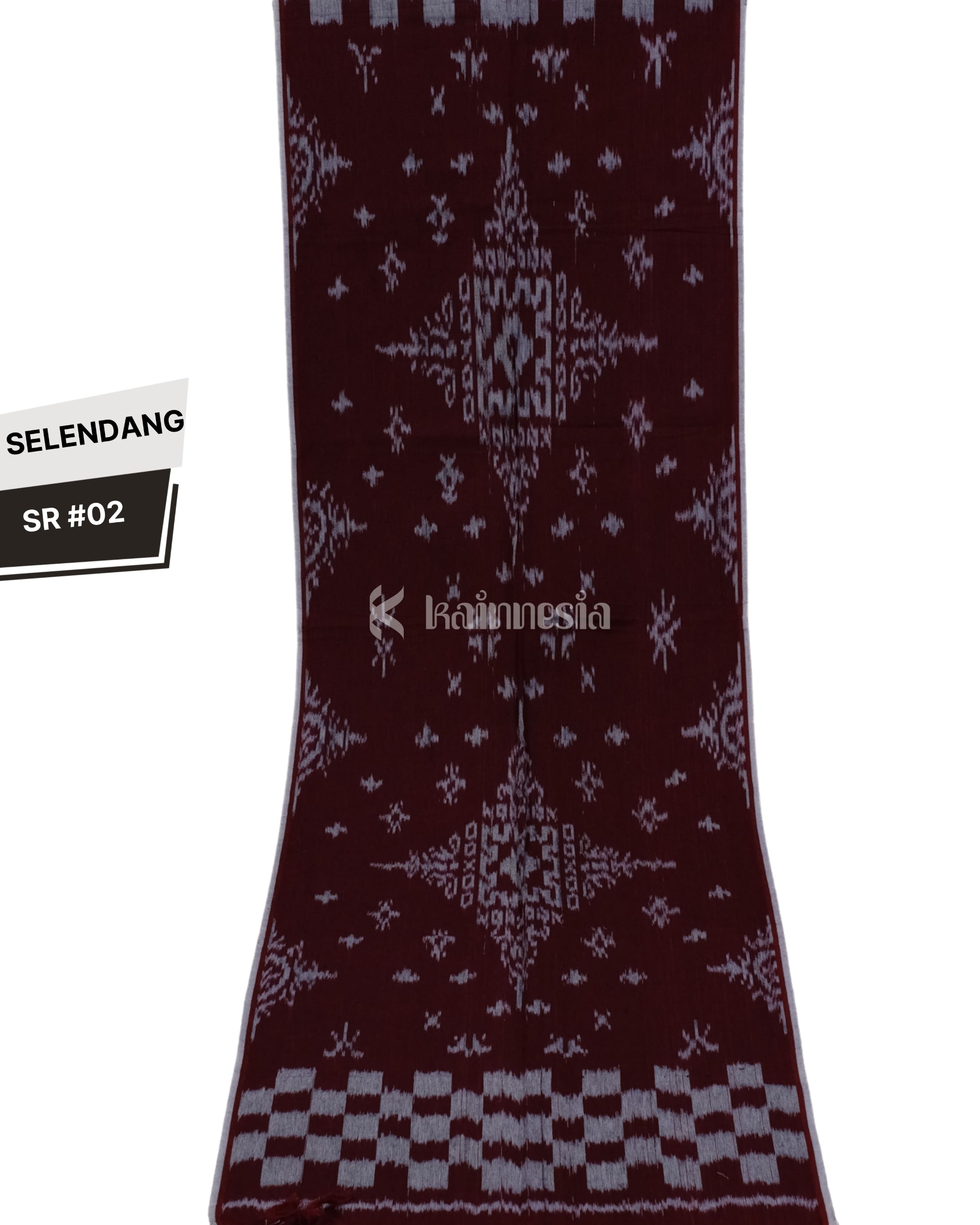 KAINNESIA Selendang Tenun Etnik Motif Bali