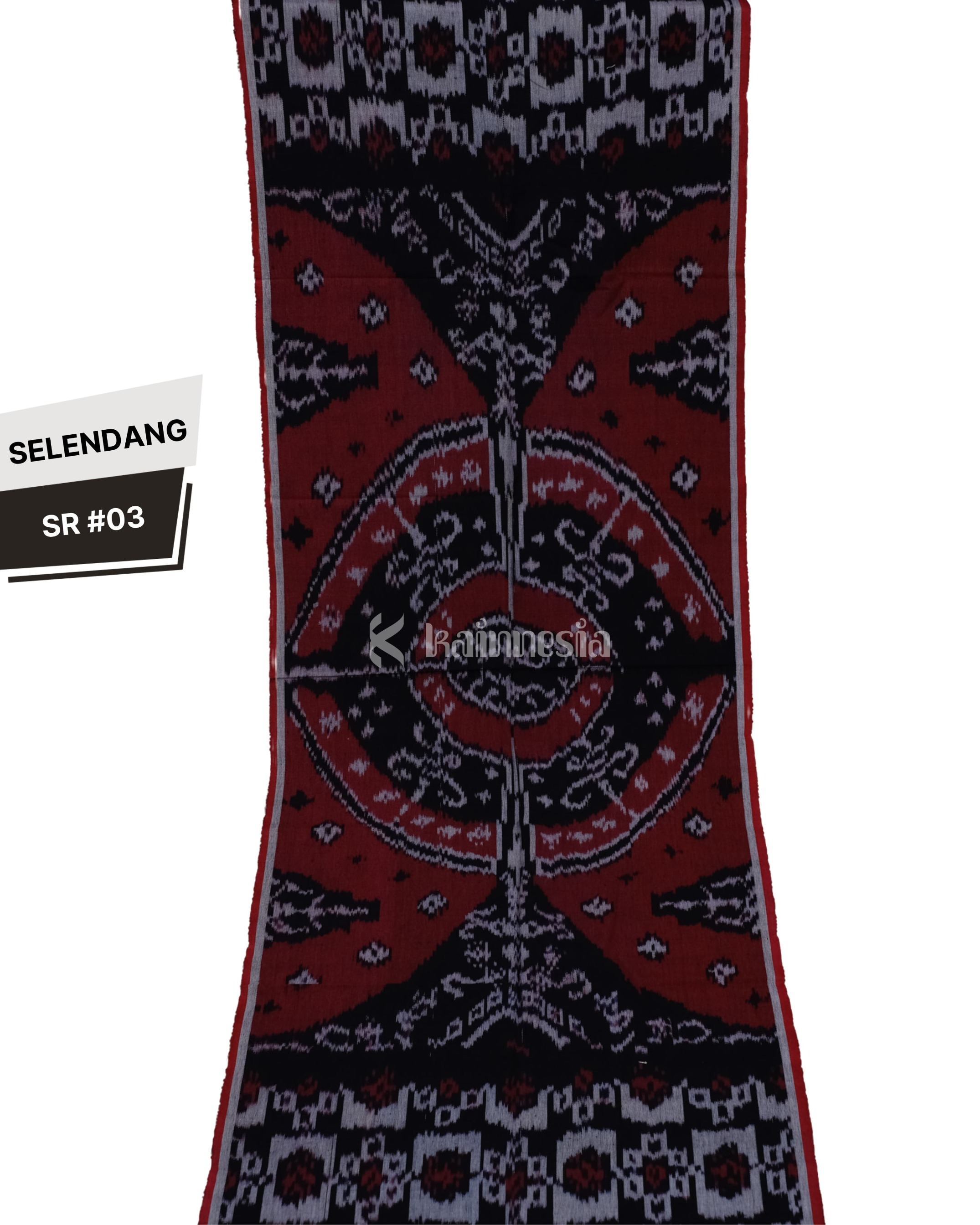 KAINNESIA Selendang Tenun Etnik Motif Bali