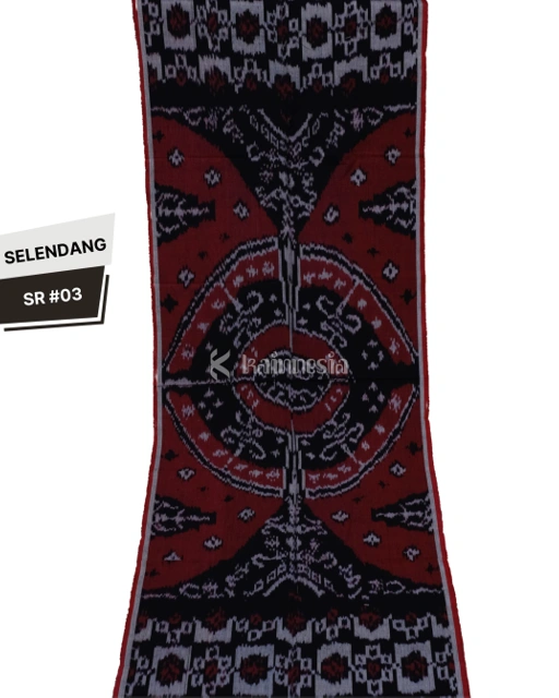 Image of KAINNESIA Selendang Tenun Etnik Motif Bali