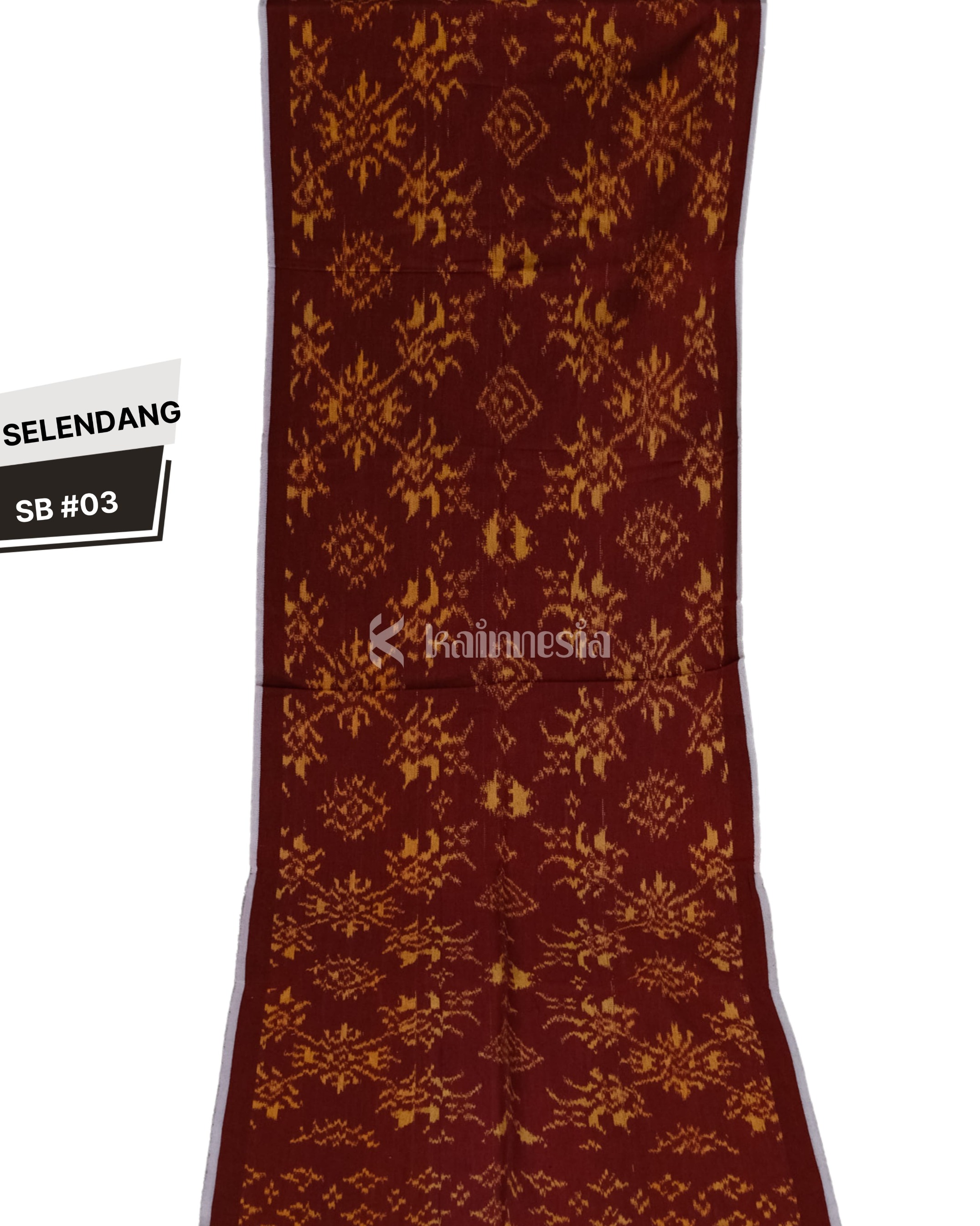 KAINNESIA Selendang Tenun Etnik Motif Bali