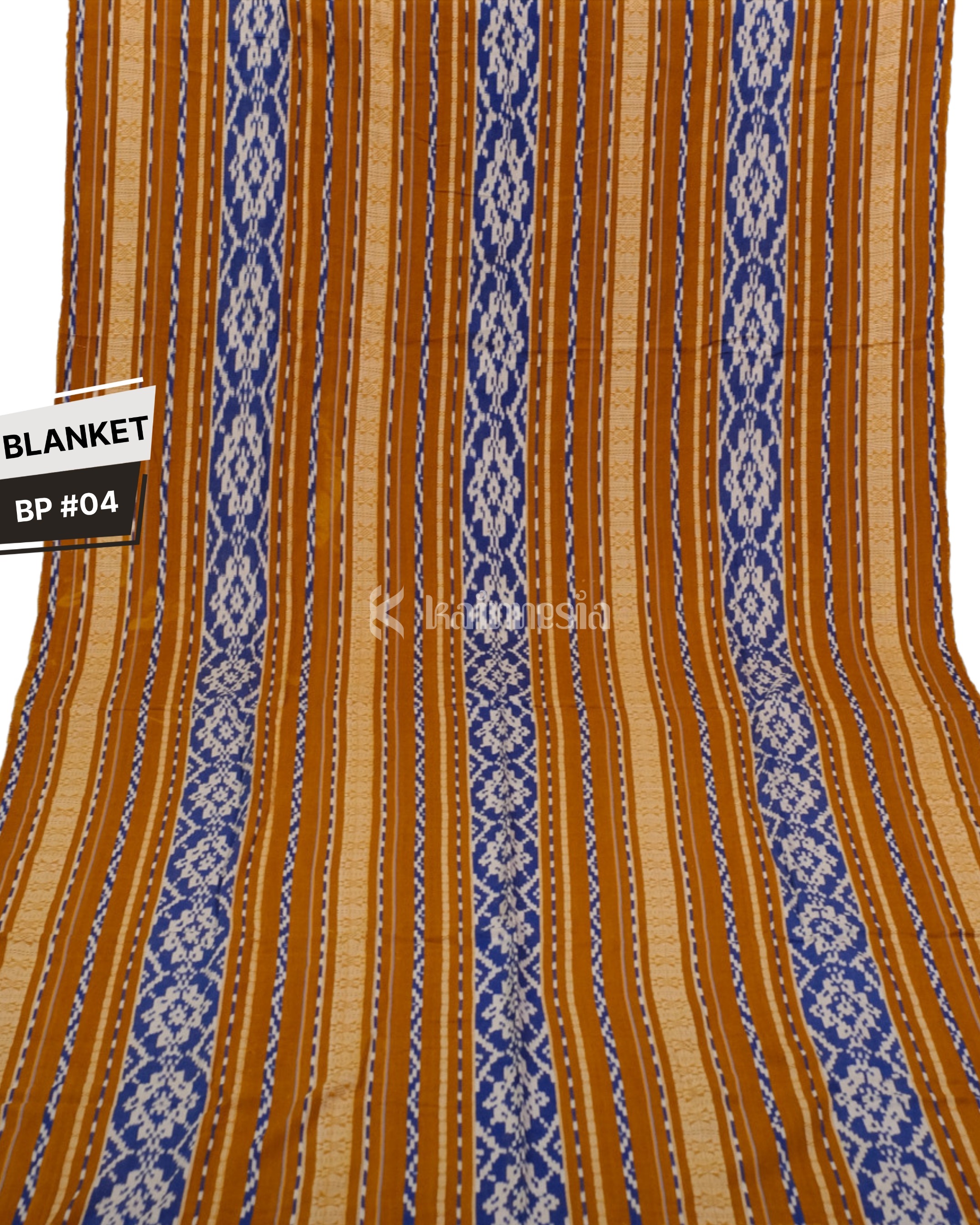 KAIN - BLANKET TENUN IKAT PREMIUM- BP 04 KUNING MOTIF NTT