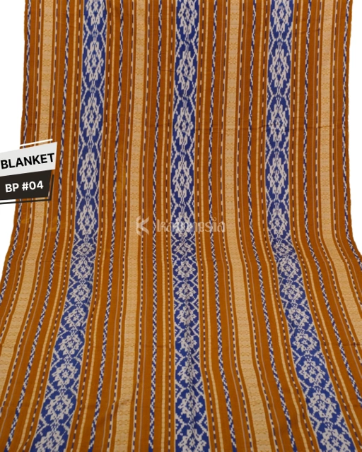 Image of KAIN - BLANKET TENUN IKAT PREMIUM- BP 04 KUNING MOTIF NTT
