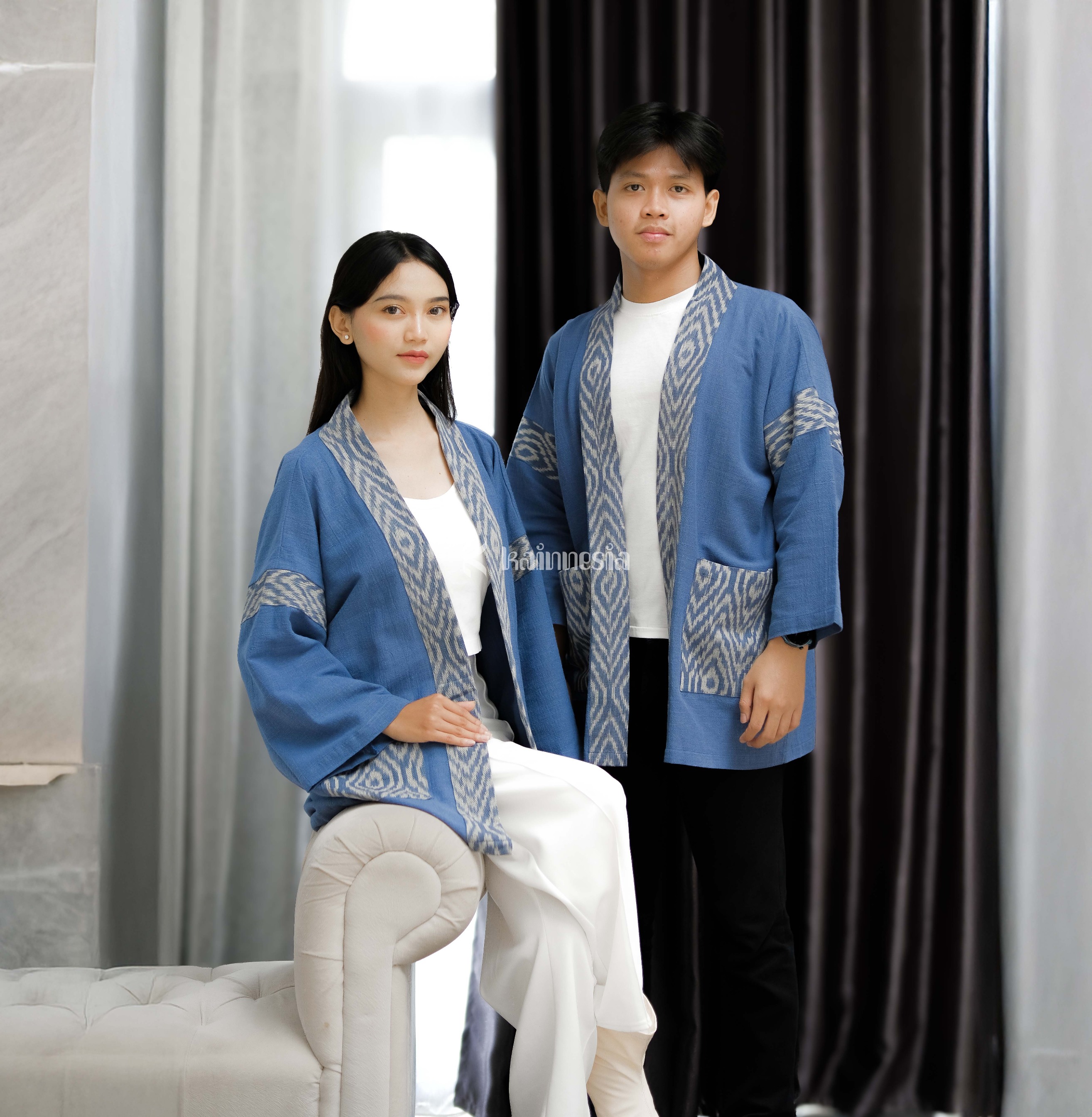 Kainnesia Outer Tenun Pria Wanita Nara Series 