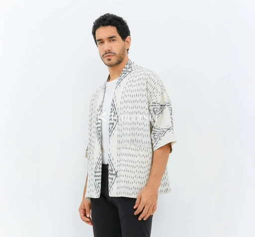 Image of KAINNESIA Outer Tenun Pria Wanita Gayatri Series