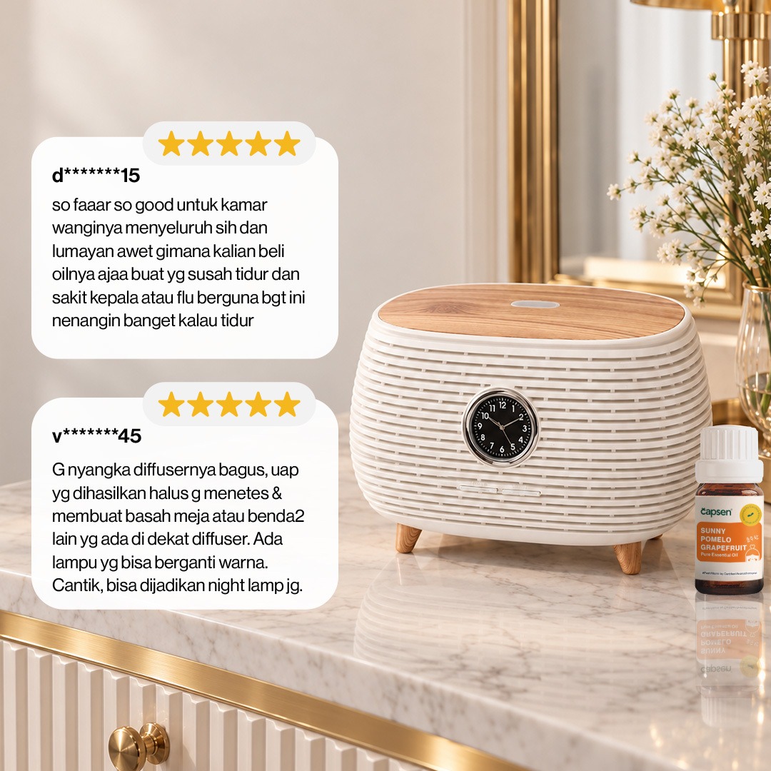 CAPSEN Diffuser Bird Nest Bluetooth Bundle Oil Aromatherapy Humidifier