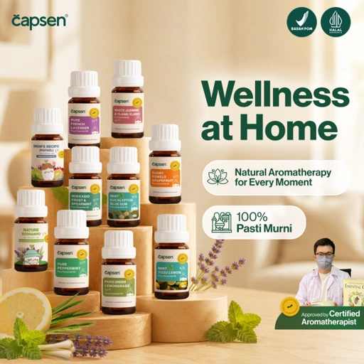 CAPSEN Wellness at Home Starter Package OIL ONLY Pure Essential Oil Aromatherapy