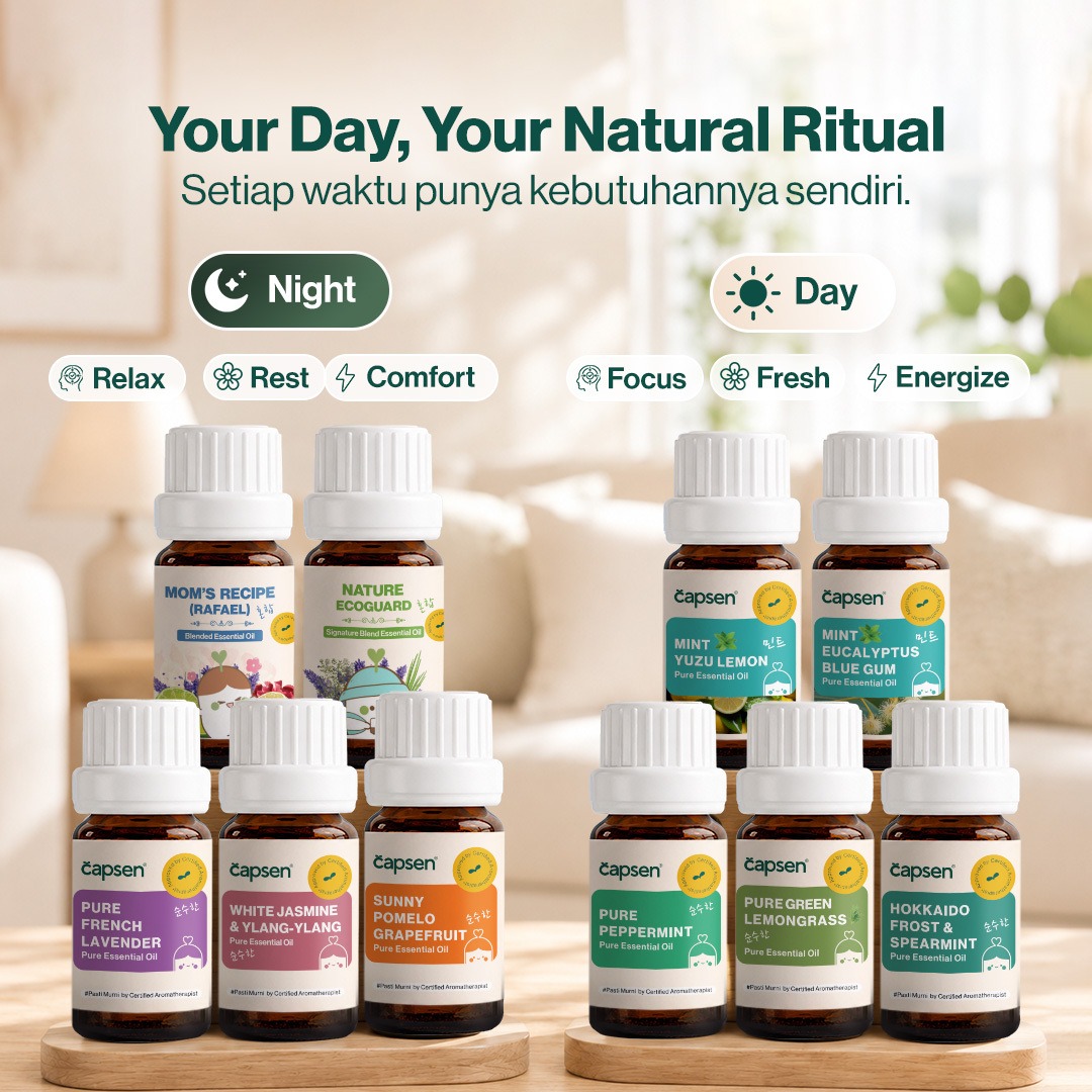 CAPSEN Wellness at Home Starter Package OIL ONLY Pure Essential Oil Aromatherapy