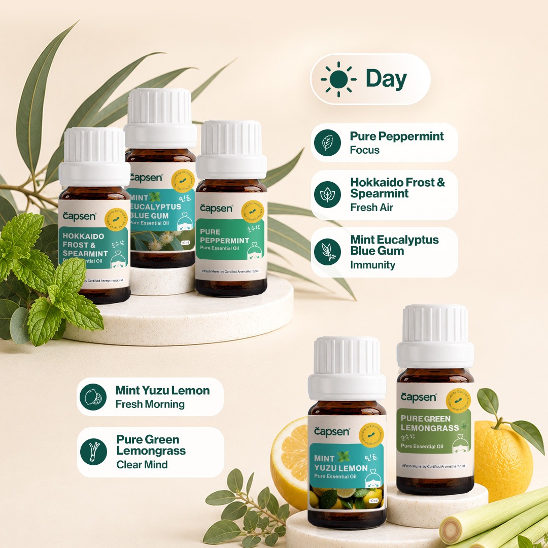 CAPSEN Wellness at Home Starter Package OIL ONLY Pure Essential Oil Aromatherapy