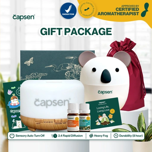 Image of CAPSEN Gift Box Hampers Package Hadiah Diffuser Aromatherapy