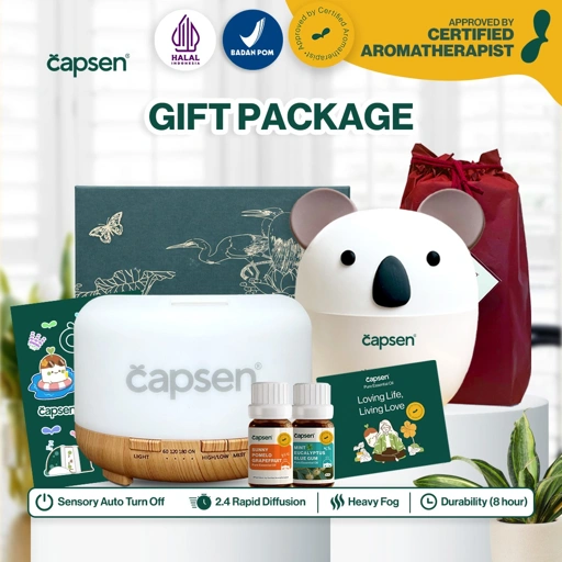 Image of CAPSEN Gift Box Hampers Package Hadiah Diffuser Aromatherapy