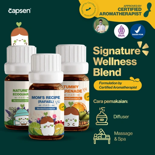 Image of CAPSEN 10ml Signature Blend Pure Essential Oil 100% Murni Aromatherapy