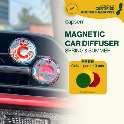 Image of CAPSEN Car Diffuser Mobil Essential Oil Aromatherapy Pengharum Mobil Minyak Esensial