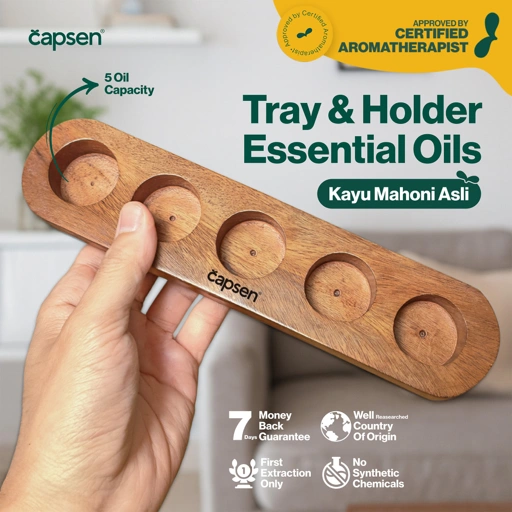 Image of CAPSEN Essential Oil Rak Holder Aesthetic Aromatherapy Diffuser Display